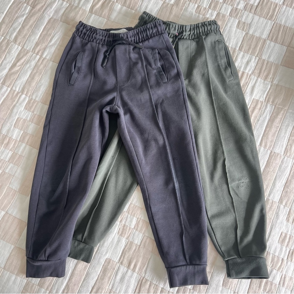 Zara Gray and Dark Gray Jogger Pants